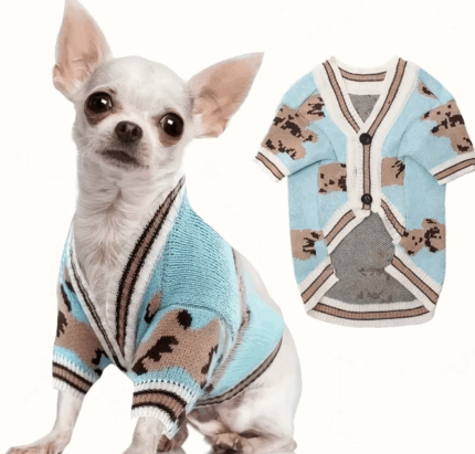 Sueter c/dibujitos p/peluditos pequeños. Talle M